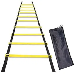 Spocco® 4 Meter, Fitness Agility Ladder with Super Speed Adjustable for Track and Field Sports Training, Best Riser for Home Workout, Durable Fitness Equipment for Men & Women-picture-36