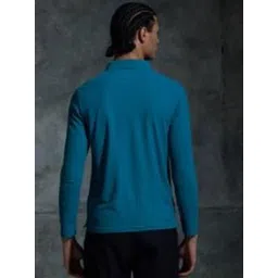 SPORT SUN Men Solid Polo Collar T-shirt image 2