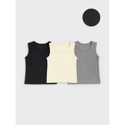 Sportking Kids Pack of 3 Round Neck Thermal Tops-picture-35