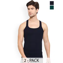 Sporto by Macho Men Pack Of 2 Cotton Gym Vest-picture-25