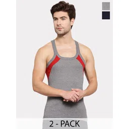 Sporto by Macho Men Pack Of 2 Cotton Undershirt Innerwear Vests-picture-33