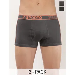 Sporto by Macho Men Pack Of 2 Low-Rise Short Trunk-picture-16