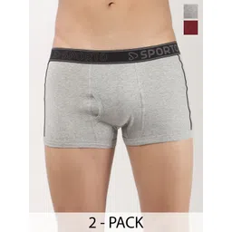 Sporto by Macho Men Pack Of 2 Low Rise Short Trunks-picture-19