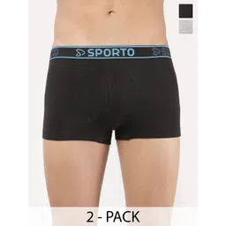 Sporto by Macho Men Pack Of 2 Short Trunk Sprto_M1022-B(1)-G(1)-S-picture-24
