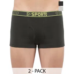 Sporto by Macho Men Pack Of 2 Trunks Sprto_M1022-G(1)-Olv(1)-S-picture-10
