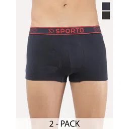 Sporto by Macho Men Pack Of 2 Trunks Sprto_M1022-N(1)-Olv(1)-S-picture-19