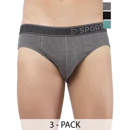 Sporto by Macho Men Pack Of 3 Basic Briefs Sporto_M1010-A(1)-B(1)-Prt(1)-S-picture-38