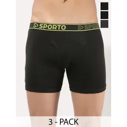 Sporto by Macho Men Pack Of 3 Short Trunks-picture-20