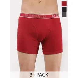 Sporto by Macho Men Pack Of 3 Short Trunks-picture-17