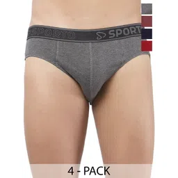 Sporto by Macho Men Solid Low-Rise Basic Briefs-image-37