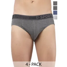 Sporto by Macho Men Solid Low-Rise Basic Briefs-image-40