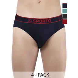 Sporto by Macho Men Solid Low-Rise Basic Briefs-image-36