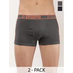 Sporto by Macho Pack Of 2 Low-Rise Trunk-picture-28