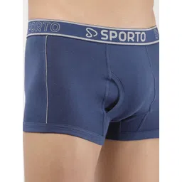 Sporto by Macho Pack Of 2 Men Solid Low Rise Short Trunks image 5