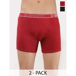 Sporto by Macho Pack Of 2 Mid Rise Short Trunks-picture-33