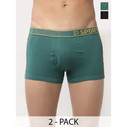 Sporto by Macho Pack Of 2 Mid Rise Short Trunks-picture-27