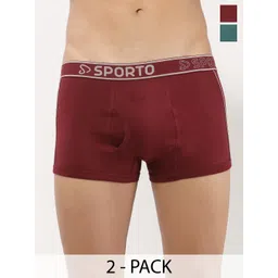 Sporto by Macho Pack Of 2 Mid Rise Short Trunks-picture-25