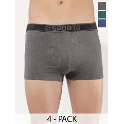 Sporto by Macho Pack Of 3 Outer Elastic Trunks Sprto_M1022-A(1)-Dnm(1)-Prt(1)-L-A_Dnm_Prt-picture-31