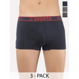 Sporto by Macho Pack Of 3 Short Trunk-picture-20