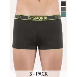 Sporto by Macho Pack Of 3 Short Trunks-picture-18