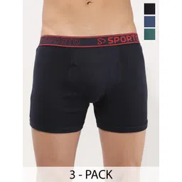 Sporto by Macho Pack Of 3 Short Trunks-picture-15