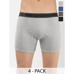 Sporto by Macho Pack Of 4 Mid-Rise Trunks-picture-21