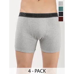 Sporto by Macho Pack Of 4 Mid-Rise Trunks-picture-25