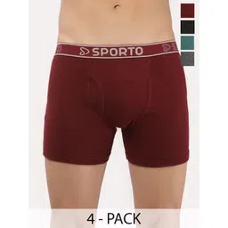 Sporto by Macho Pack Of 4 Short Trunks-picture-34