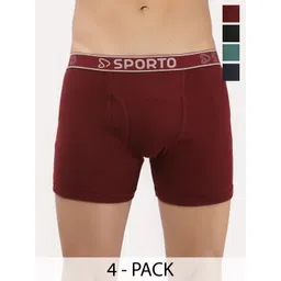 Sporto by Macho Pack Of 4 Short Trunks-picture-22