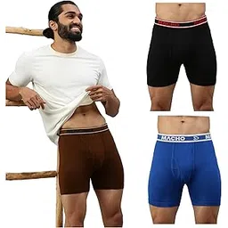 sporto Macho Men's Cotton Solid Trunk Pack of 3 May Vary-picture-53