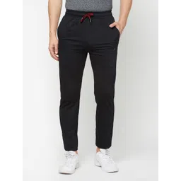 SPORTO Men Black Solid Track pants-picture-40