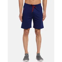 SPORTO Men Blue Cotton Training or Gym Sports Shorts-picture-10