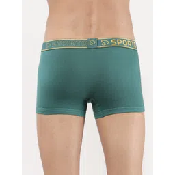 SPORTO Men Pack Of 2 Navy Blue & Blue Solid Trunk image 3