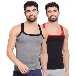 sporto Mens Round Neck Solid Gym Vest Super Soft Cotton Combo Pack-picture-38