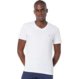 sporto Men's Super-Soft Combed Cotton Solid (Black) T-Shirt | Modern Slim Fit | V-Neck with Short-Sleeves-picture-39