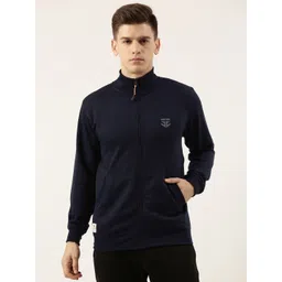 Sports52 wear Men Navy Blue Lightweight Training or Gym Sporty Jacket-picture-37
