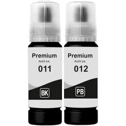 spotink 011 & 012 Refill Ink Bottle Compatible for Epson L8180 and L8160 Printers Black Ink Bottle-picture-27
