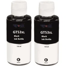spotink GT 53XL Refill ink Compatible for HP Deskjet GT5810 GT5820 Printer Black - Twin Pack Ink Bottle-image-0