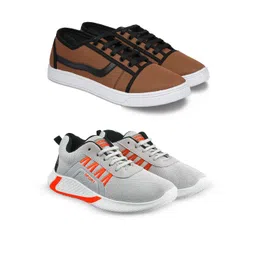 Spotwalk Men Pack Of 2 Mesh Running Shoes-picture-16