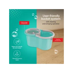SPOTZERO by MILTON Ace Spin Mop Aqua Green image 3