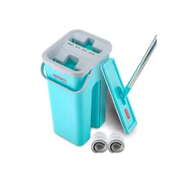 SPOTZERO by MILTON Green Squeeze Flexible Head Mop with Bucket & 2 Reusable Pads 2.8L-picture-29