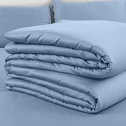 SPREAD SPAIN Madison Avenue Cotton Quilt Cover | 400 Thread Count Light Silky Sateen Sheets King Size Double Bed Quilt Cover with Zipper Closure | Soft Razai Cover - 90 x 108 inch - Citadel-picture-31