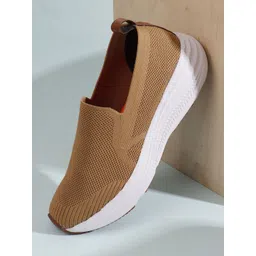 SPRENGE Men Woven Design Lightweight Slip-On Sneakers-picture-26