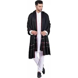 sprha Pure Woolen Solid Border Design shawl/Lohi (Size 50X105 Inch)-picture-55