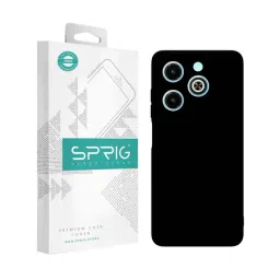 Sprig Back Cover for Infinix Smart 8 Plus 5G (Black)-picture-11