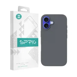 Sprig Back Cover for IPHONE 16 (Grey)-picture-10