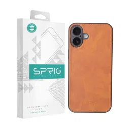 Sprig Back Cover for IPHONE 16 PLUS (Brown)-picture-17