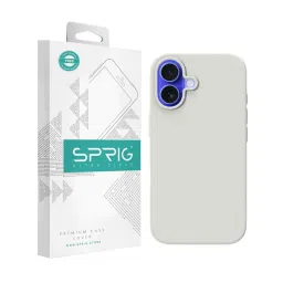 Sprig Back Cover for iPhone 16 Plus (Grey) image 1