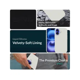 Sprig Back Cover for iPhone 16 Plus (Grey) image 2