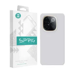 Sprig Back Cover for IQOO Z9S PRO (White)-picture-11